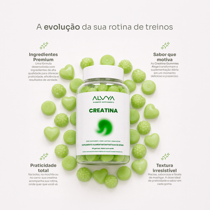 Creatina Gummies - Desempenho e Força com Praticidade