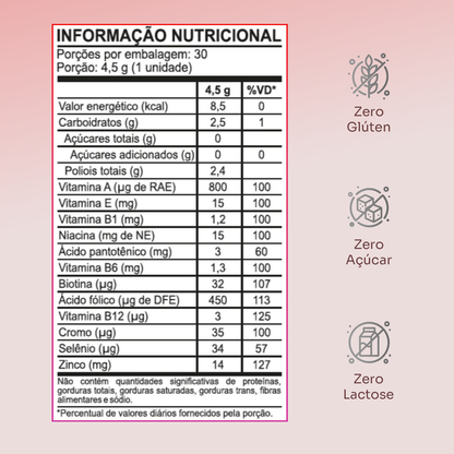 Hair Gummies - Vitaminas para Cabelo, Pele e Unhas