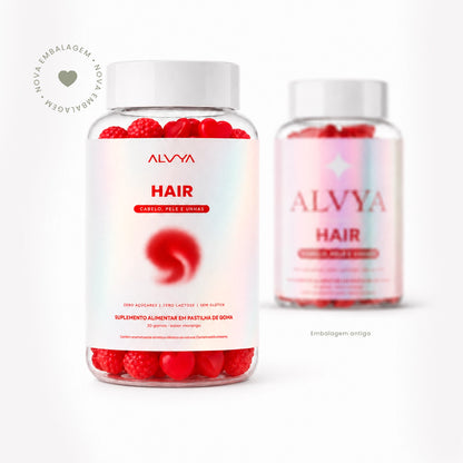 Hair Gummies - Vitaminas para Cabelo, Pele e Unhas
