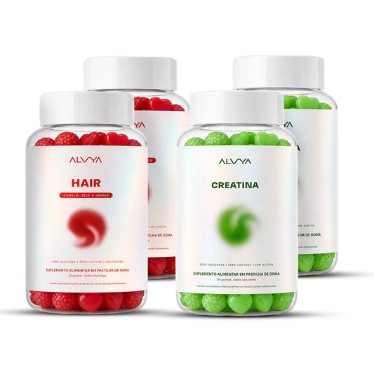Kit Completo (2 Hair + 2 Creatinas)